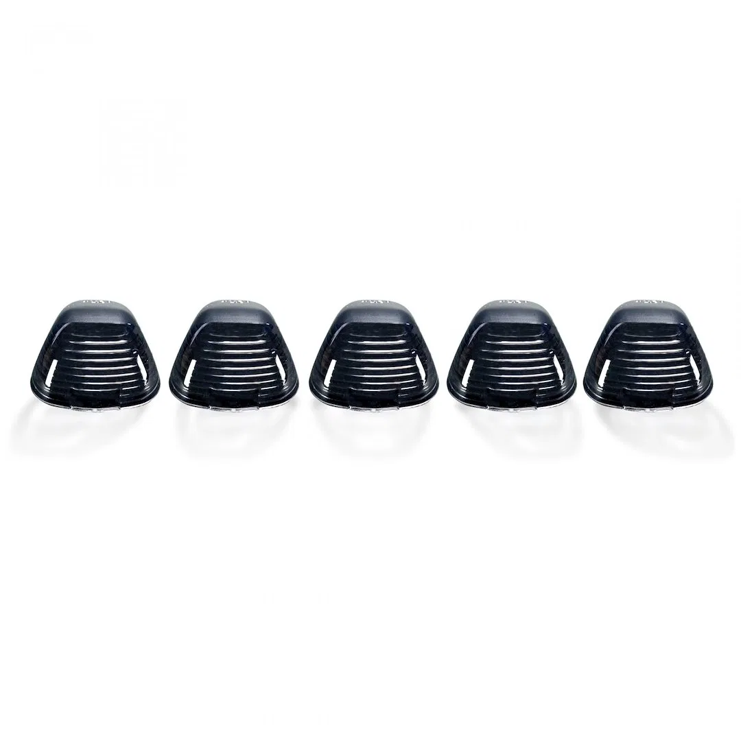 264142BK – RECON ACCESS Roof Marker Light, Direct Fit Tear-Drop Smoke Lens Xenon Bulb Amber Set Of 5 Lenses And Bulbs...